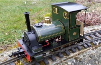 Accucraft Dark Green Cranmore Peckett 0-4-0ST